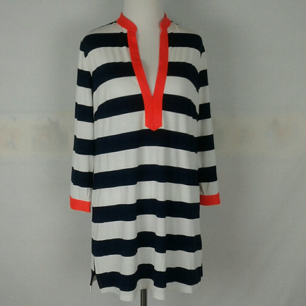 Julie Brown N.Y.C. abstract tunic dress top s